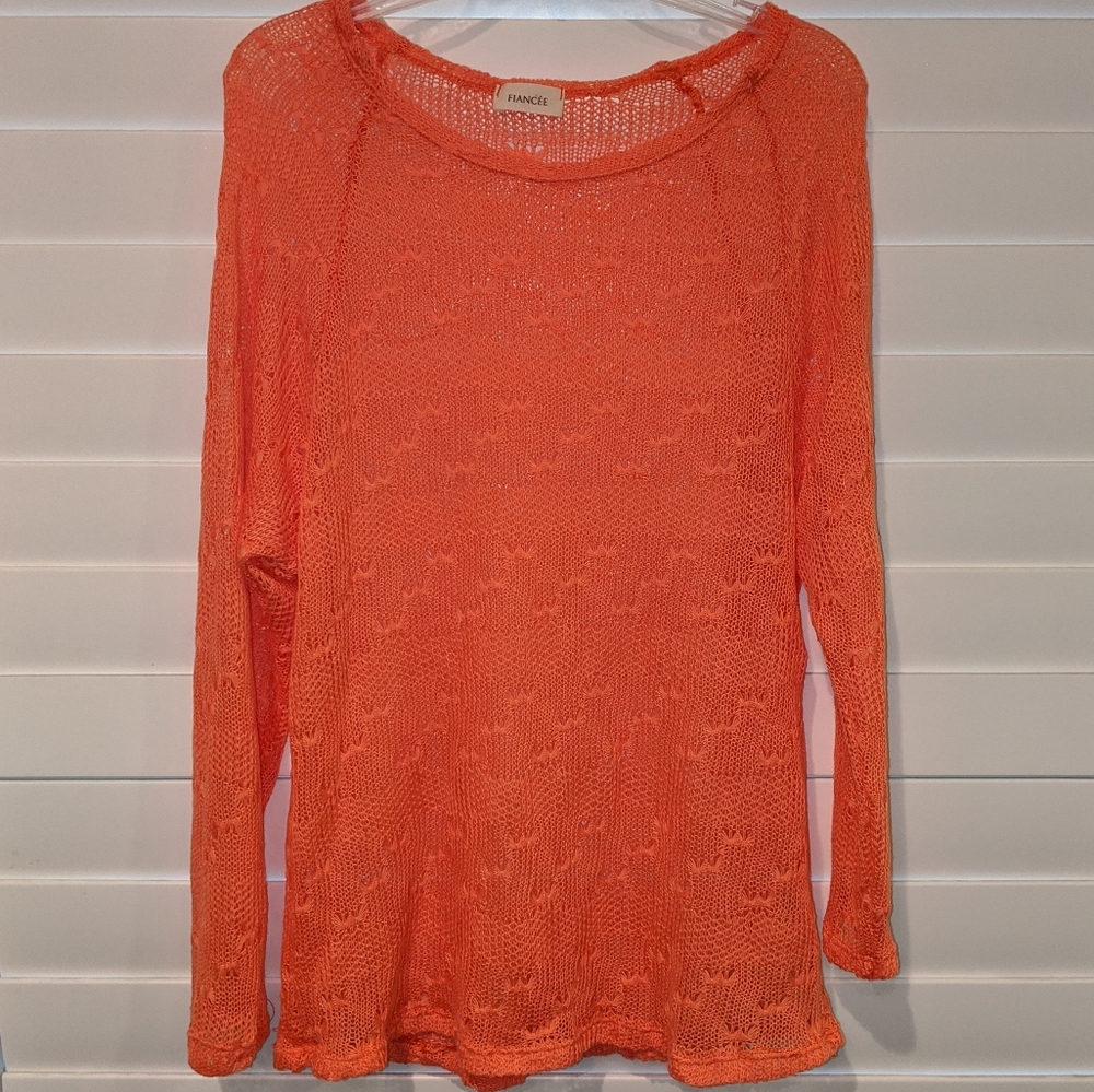 Knit sweater top